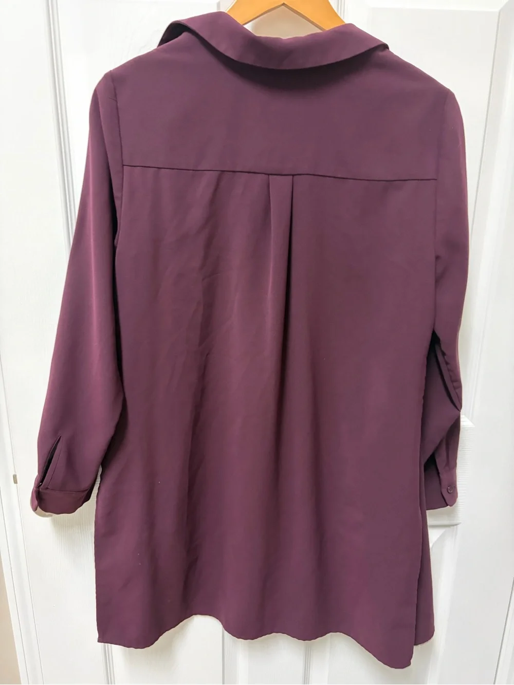 Chico's Maroon Two-Piece Tunic Set